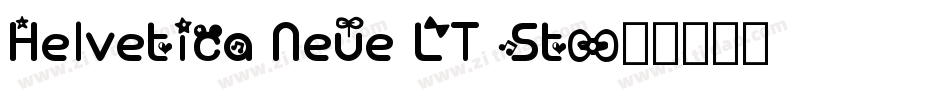 Helvetica Neue LT St字体转换